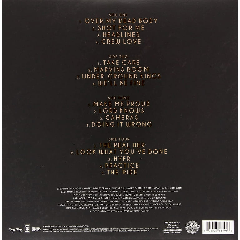 Drake - Take Care Album - R&B/Soul Music on Vinyl by