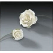 Cake Decoration Gum Paste Roses- White