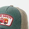 thumbnail image 6 of Toddler Girls Boys Washed Cotton Baseball Cap Adjustable Ponytail Design Hat Kids Outdoor Daily Wear Breathable Sun Cap Gibobby,3-8 Years,Khaki, 6 of 6