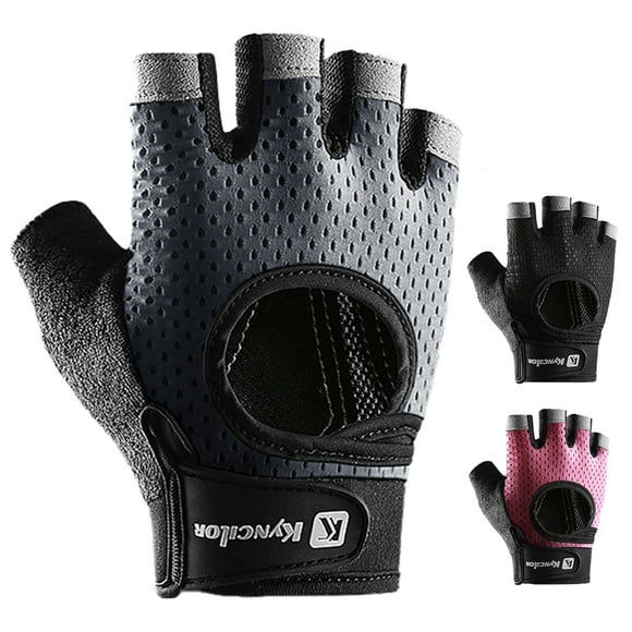 Cheers.US 1 Pair Workout Gloves Gym Gloves for Men Women Weight Lifting Fingerless Gloves for Training Exercise Fitness