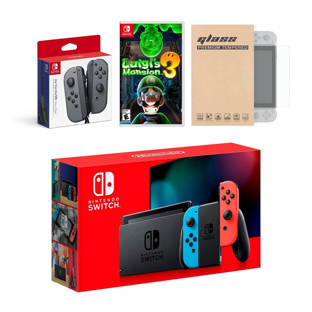 Nintendo Switch Console Bundle- Pikachu & Eevee Edition with 