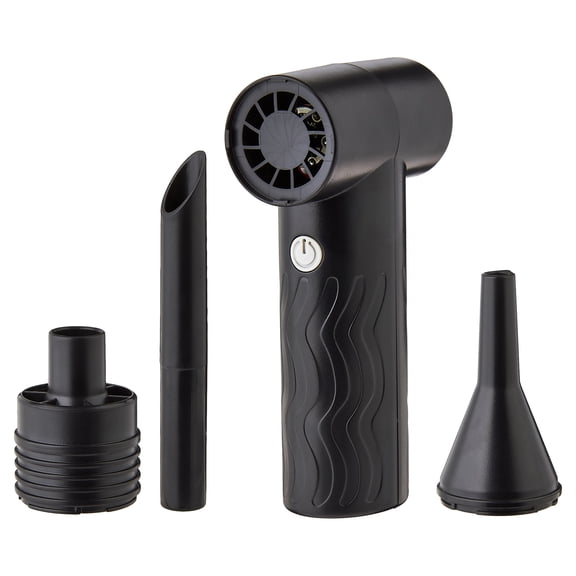 onn Rechargeable Air Duster with Multiple Nozzles and Carrying Bag