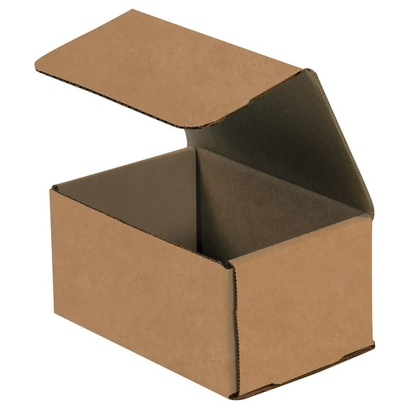 Box Partners Corrugated Mailers 6 1/2" x 4 7/8" x 3 3/4" Kraft 50/Bundle MLR4K
