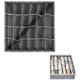 thumbnail image 1 of 24 cajas de almacenamiento plegables para cajones y cajones para sujetadores (gris) Feliz Sencillez, 1 of 5