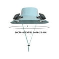 thumbnail image 2 of Yooshoverk Solar Fan Fishing Hat, Wide-Brim with 3-Speed Adjustable Cooling Fan, Solar Powered - Keep Cool Hands-Free in Outdoor Activities - Breathable Mesh - for Gardening, Hiking, Fishing, 2 of 9