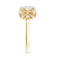 thumbnail image 3 of Nature Inspired Lab Diamond Engagement Ring - EF-VS Quality Certified - 1 Carat - with Jewelry Box, 10K Yellow Gold, US 3.00, 3 of 8