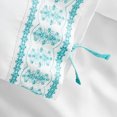 thumbnail image 2 of The Pioneer Woman 300 Thread Count Floral Eyelet Sheet Set, Teal Topaz, Full, 4-Pieces, 2 of 6