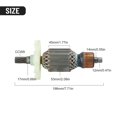 thumbnail image 2 of High Quality 9 Teeth Rotor For Ph65A Ph65A 85A 75A 95A 90A Drill Models, 2 of 8