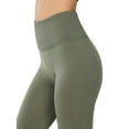 thumbnail image 4 of Women High Waist Fleece Tummy Control Full Length Gusset Leggings (Mocha, L/XL), 4 of 4