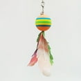 thumbnail image 2 of Cat Feather Toy Cat Teaser Playing Toy Rope Training Exercise Educational Toys Interactive Games Kitten Kitty Option 7-Head, 2 of 7