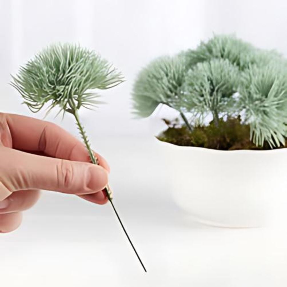 15pc Vinyl Moss Grass Picks - for Fairy Gardens and Faux Succulents - Factory Direct Craft