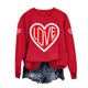 thumbnail image 2 of TaTaai Womens Holiday Print Athletic Sweatshirt Long Sleeve Crewneck Valentines Day Casual Pullover Loose Fit Top Gift, 2 of 7