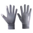 thumbnail image 1 of Guantes de dos dedos Dew para hombre, de seda helada, finos, con protección solar, antideslizantes, de medio dedo, para mujer, 1 of 6