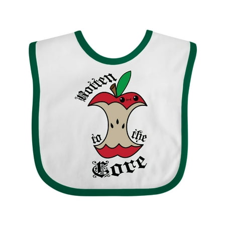 

Inktastic Rotten to the Core Gift Baby Boy or Baby Girl Bib