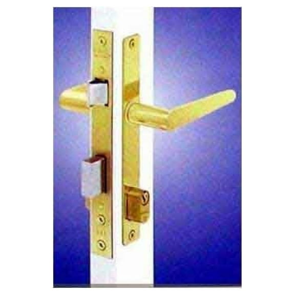 Storm Door Lock - Keyed Entry Handle Set with Deadbolt - Exterior Door Hardware for Screen and Storm Doors - Durable Zinc Alloy - Easy Installation - Black Finish