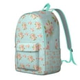 thumbnail image 2 of Autumn Floral Backpack - Waterproof Rustic School Bag with Seasonal Blooms & Foliage, 2 of 5
