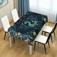 thumbnail image 4 of Yayeee Tablecloths 60" x 120" Rectangle Wrinkle Resistant Party Table Cover, Green Dragon Flowers, 4 of 8