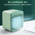 thumbnail image 2 of Portable Air Conditioner, USB Personal Air Cooler 4 in 1 Mini Mobile Personal Space Cool Air Ultra, Humidifier and Purifier LED Night Desktop Cooling Fan for Office Home Travel, Dorm, 2 of 9
