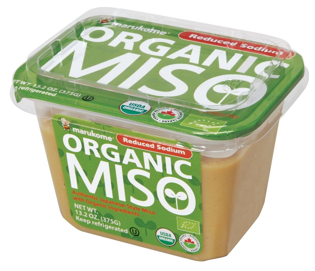 Marukome Organic Broth, Reduced Sodium Miso, 13.2 Ounce, Pack of 1