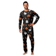 thumbnail image 3 of Halloween Family Pajamas Set with Moon Star Print, Breathable Long Sleeve Matching Halloween Pajamas for Whole Family, Classic Family Halloween Pajama Set Sleepwear, 3 of 6