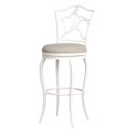 thumbnail image 1 of Hillsdale Furniture Avienne Metal Swivel Counter Stool White, 1 of 9