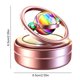 thumbnail image 4 of Ambientador Solar Giratorio para Coche Aromaterapia Aire Doble Anillo (Estrella) Rosa, 4 of 4