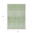 thumbnail image 3 of HomeRoots 587391 10 x 14 ft. Abstract Washable Indoor & Outdoor Rectangle Area Rug, Artichoke Green & Green, 3 of 5