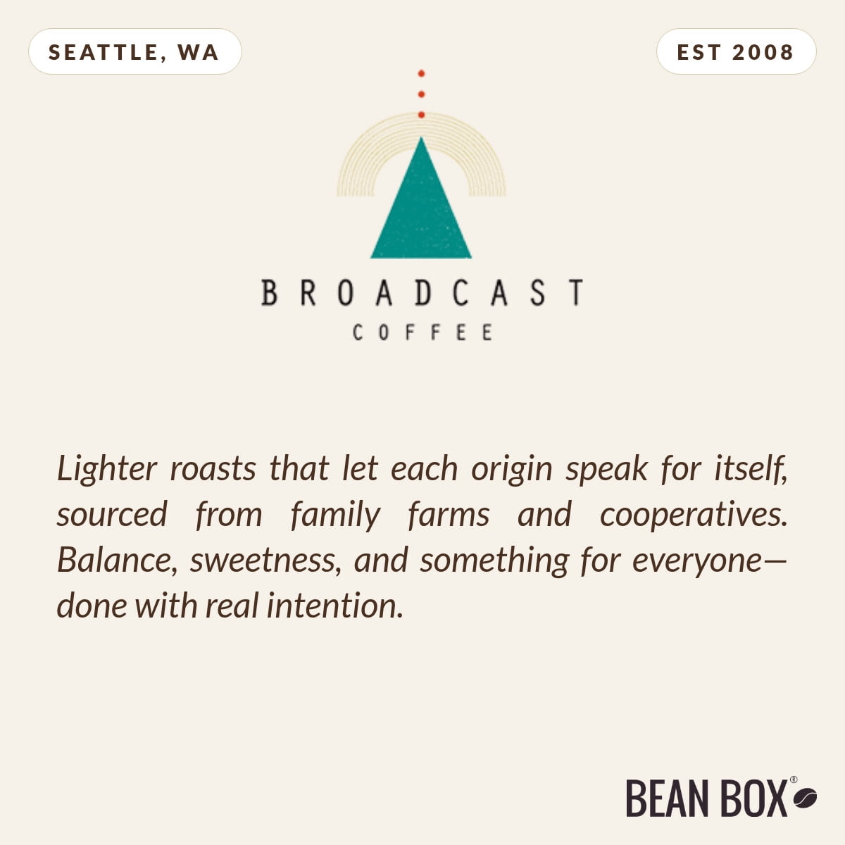 Crossfade Espresso Blend - Roasted by Broadcast Coffee Roasters - Whole Bean Coffee - 2lb Bag