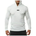 thumbnail image 1 of Men's Fall Solid Color Fitness Trend Tracksuit Hoodie, 1 of 5