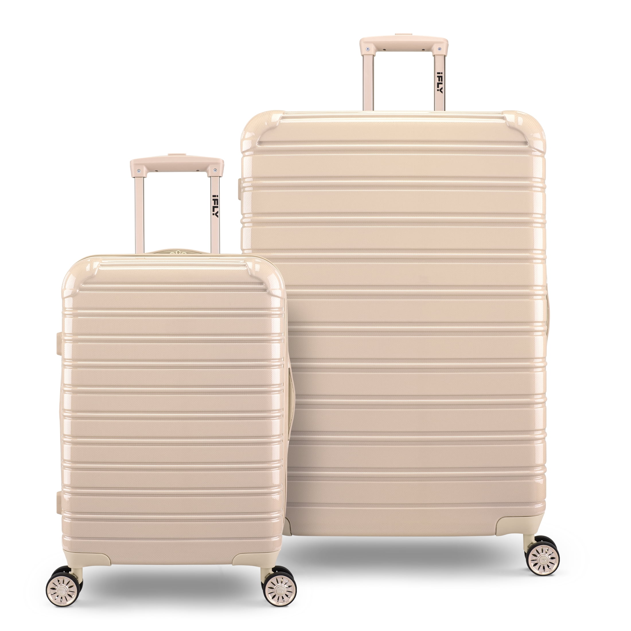 iFLY Hardside Luggage Fibertech 2 Piece Set, 20 Inch Carryon Luggage