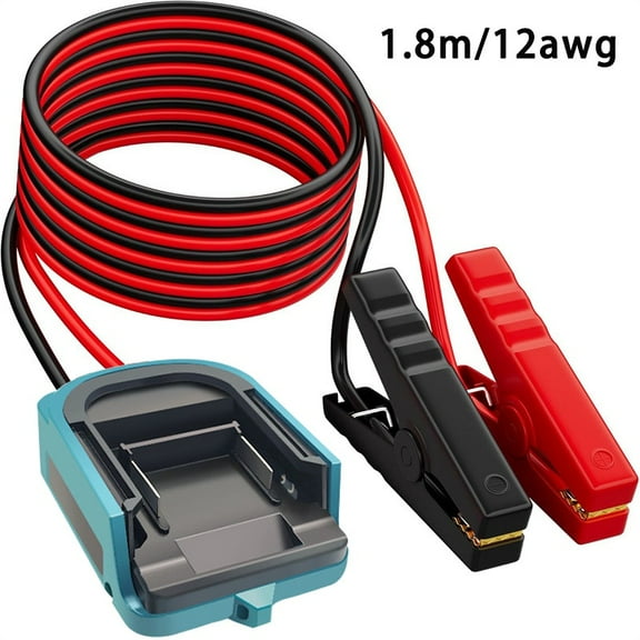 Makita 18V Battery to Car Jump Starter Cable for Gas/Diesel Engines, SUVs, Sedans (No Battery)