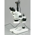 thumbnail image 4 of AmScope 7X-45X Inspection Dissecting Trinocular Zoom Stereo Microscope + 144-LED Light New, 4 of 4