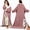 Pink, variant on TacleeKii Wearable Heated Blanket with Sleeves & Foot Pocket, 50" x 72", 6 Heat Settings, 2-10H Auto Shut-Off, Pink