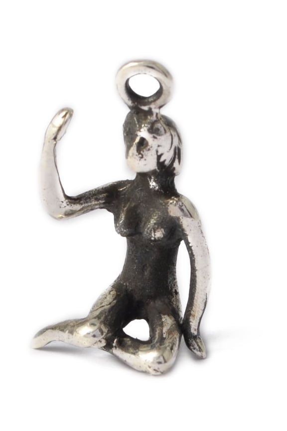New 92.5 Sterling Silver Virgo Necklace Pendant Charm