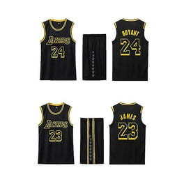 Kobe Bryant #8 Jersey Reebok Authentic Black/Gold XXL