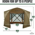thumbnail image 2 of Hike Crew 12' x 12' Enclosed Canopy Tent, Brown, 2 of 7