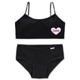 thumbnail image 3 of LYMAYTER Girls Toddler Soft Stretch Underwear Set Crop Cami First Time Beginner Training Bra Daily Wear, 3 of 7