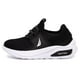 thumbnail image 2 of Zapatillas deportivas sin cordones Nautica para niños pequeños, negras y blancas, 11, 2 of 6