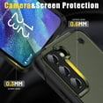 thumbnail image 3 of Samsung Galaxy S21 FE 5G Case Military Shockproof Magnetic Kickstand Cell Phone Cover Protective with Upgrade Hard PC & Premium Soft TPU Kickstand for Galaxy S21 FE 6.4 inch Green, 3 of 13