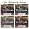 thumbnail image 7 of ODIKA 5'x7' Washable Area Rug Haunted Horror Eerie Spooky Gothic Border Mansion Bats Halloween Flowing Dynamic for Small Living Room, Bedroom, Easy Care, Non-Shedding, Pet Friendly, 7 of 7