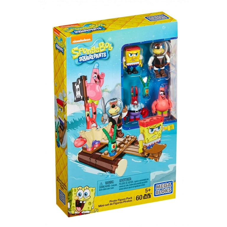 Mega Bloks SpongeBob SquarePants Pirate Figure Pack