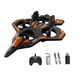 thumbnail image 3 of Avión de control remoto RC, planeador RC, de 360 degree, juguete volador al libre con luces LED de colores para niños de 8 años, regalo D naranja, 3 of 9