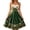 Green2, variant on WAGUTH Women's Oktoberfest Print Dirndl Dresses Sleeveless Midi-Length Dress A‑Line Swing Dress for Beer Festival Party