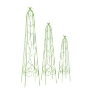 Benzara 29081 Charming Set of 3 Metal Trellis