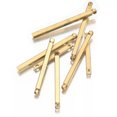 thumbnail image 4 of GKNET Brass Rectangle Rod Connecting Pendant Bar Charms Diy Earrings Sticks Connectors-2x30mm 2 holes, 4 of 7