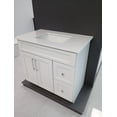 thumbnail image 2 of Isaac 36 inch Solid Wood Shaker Style Bathroom Vanity, 2 of 22