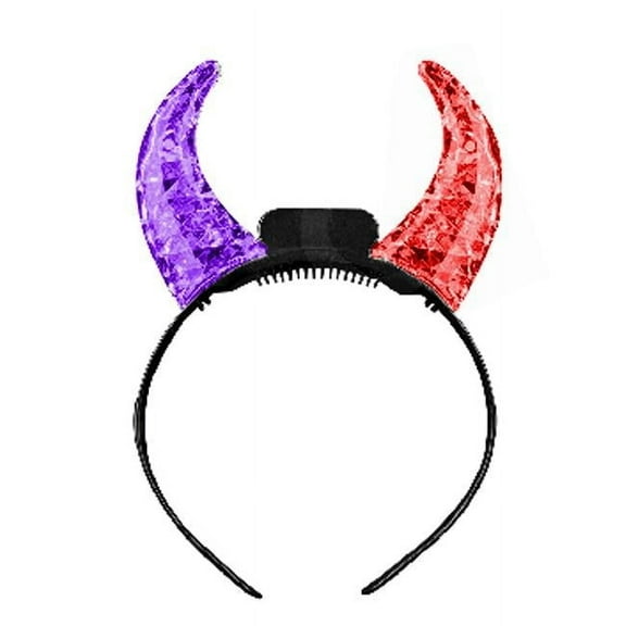 Light Up Devil Horns, Multi Color
