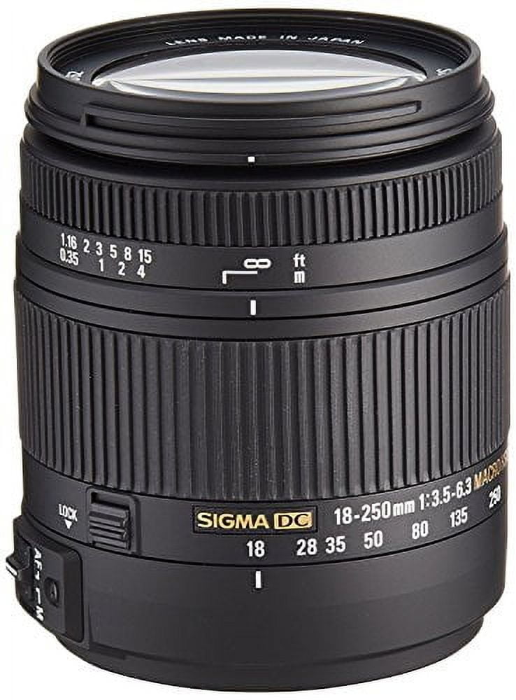 Sigma 18-250mm f3.5-6.3 DC MACRO OS HSM Lens for Canon, Nikon