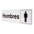thumbnail image 2 of Letrero Para Baño Hombres Hy-Ko Plástico 7.5X23 Cm, 2 of 3