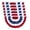 6Pack-Bunting, variant on 4Pack Bunting Flag 2x4 Ft American Patriotic Bunting 4th of July Decor Outside Porch USA Pleated Half Fan Flag Decorate Garden Embroidered Star Red White & Blue Banner